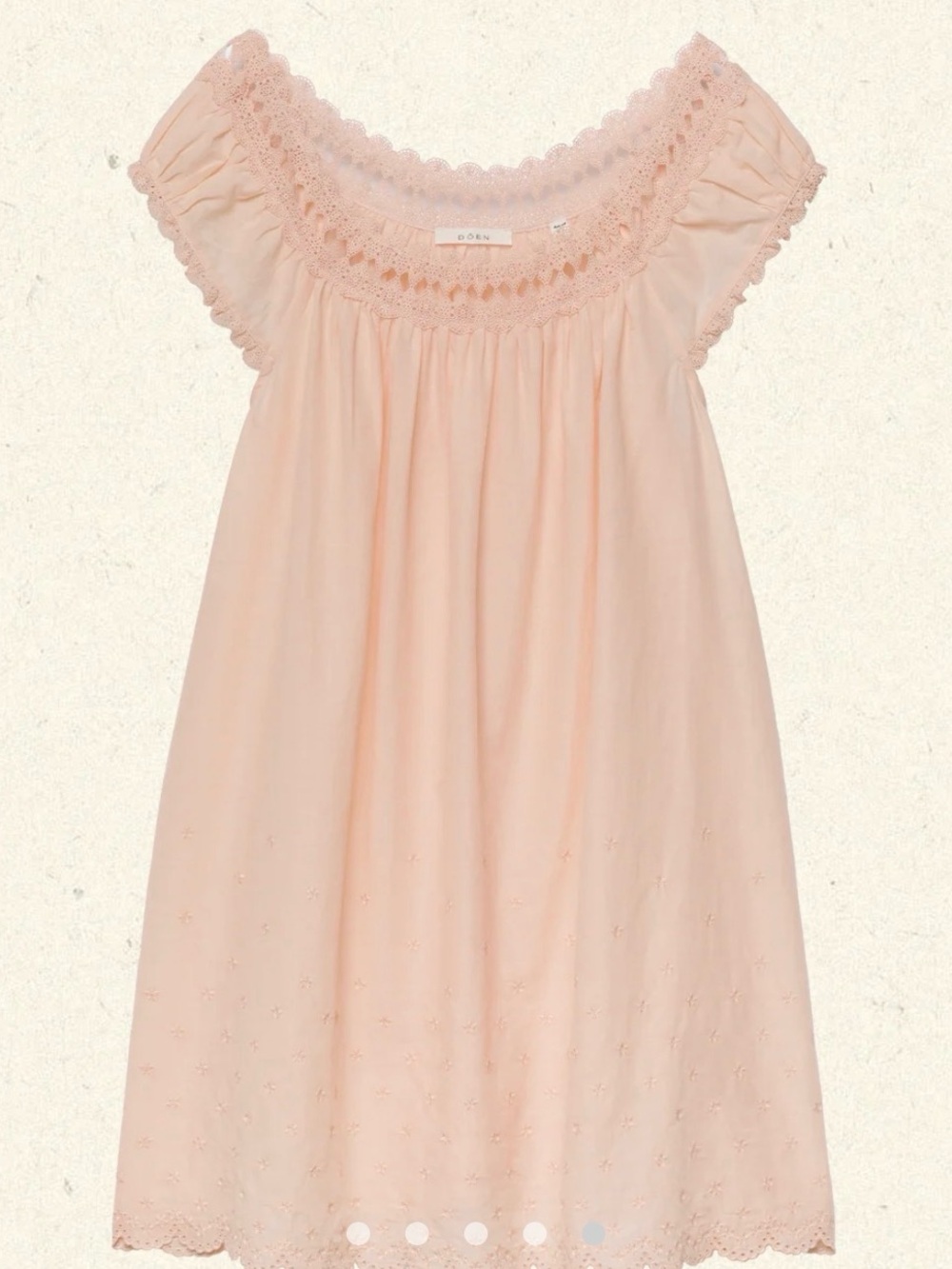 Doen Lelia nightgown
IN PEACH SORBET